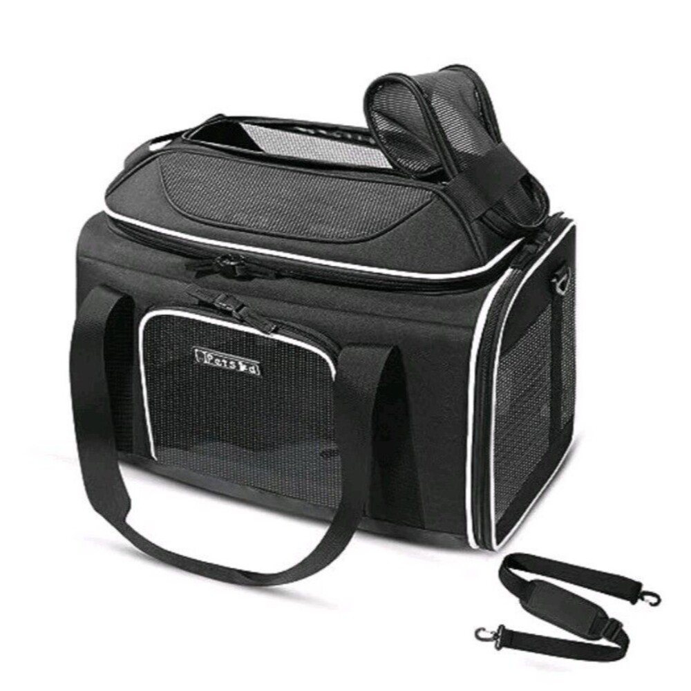 Petskd Top Expandable Pet Carrier 18x13x9.5 Inches Airline Approved NIB Cat/Dog